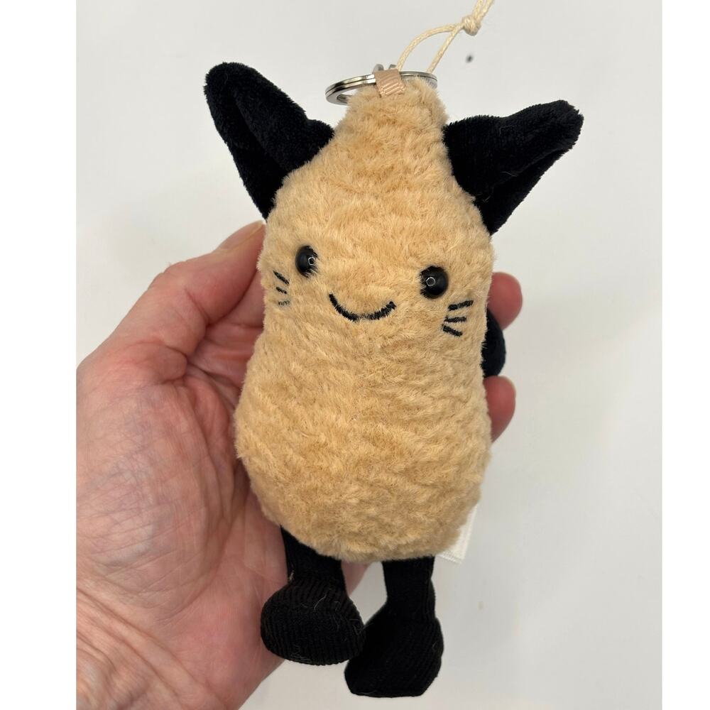 Cute Cat Nut/Peanut Inspired Bag Pendant/Keychain Decoration Toy - New Plush